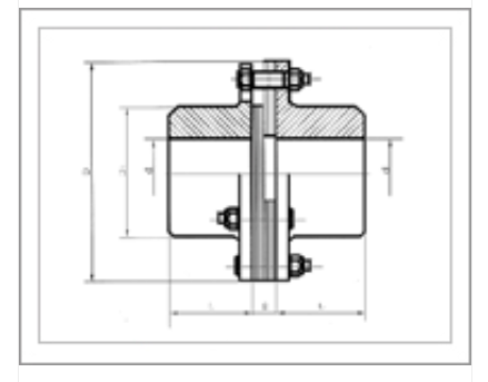 JZM型重型機(jī)械用膜片聯(lián)軸器